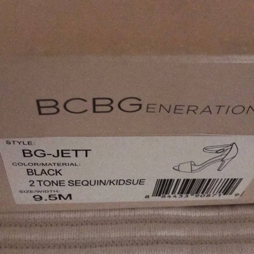 BCBG Generation- BG Jett Sequin & Velvet Heels